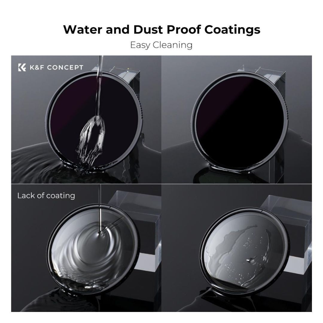 KF Concept Nano-X Series ND100000 77mm Solar Filter for DSLR with Ultra Slim Frame