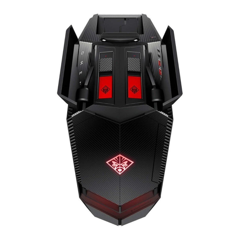HP Omen 880 Gaming Desktop PC, Intel Core i7-8700, 16GB RAM, 1TB HDD + 256GB SSD, NVIDIA GeForce GTX 1050 Ti 4GB (Certified Refurbished)