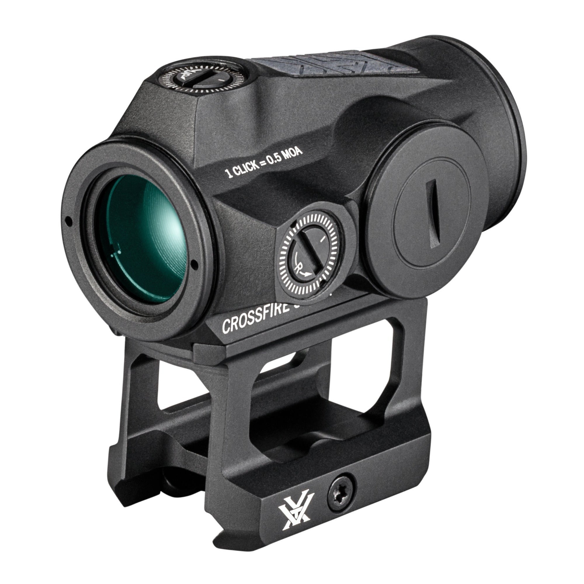 Crossfire II 1x 2 MOA Solar Green Dot Sight with Motion Activation