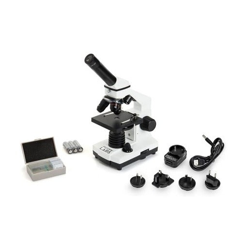 Celestron Labs CM400 Compound Microscope with Rotatable Monocular Head