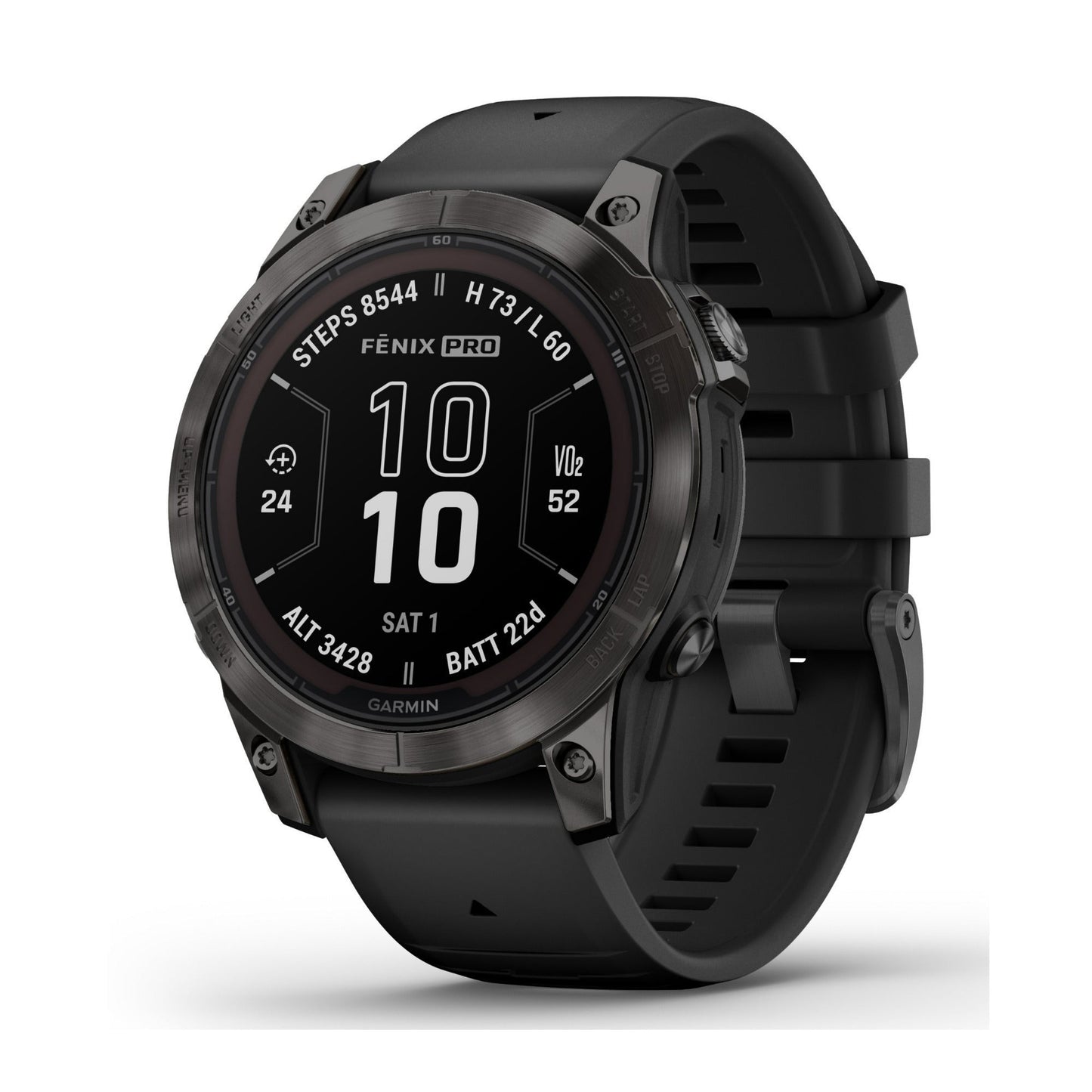 Garmin fenix 7 Pro Sapphire Solar GPS Smartwatch (Carbon Gray with Black Band)