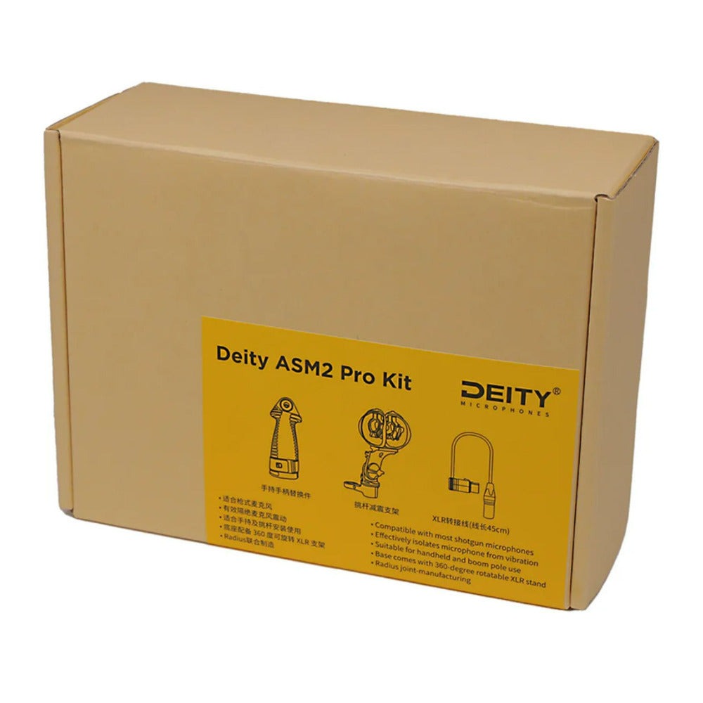 Deity ASM2 Pro Kit of Shotgun Microphone Shock Mount with XLR Connector Holder