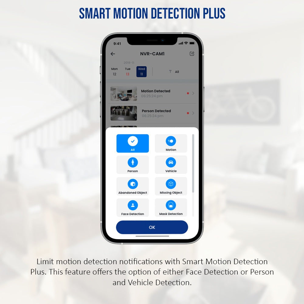 Lorex 4K Ultra HD Smart Deterrence IP 8MP Remote Access Dome Camera with Smart Motion Detection Plus