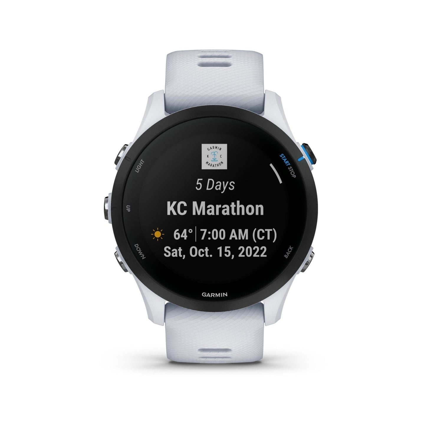 Garmin Forerunner 255 Music Running Watch (Whitestone)