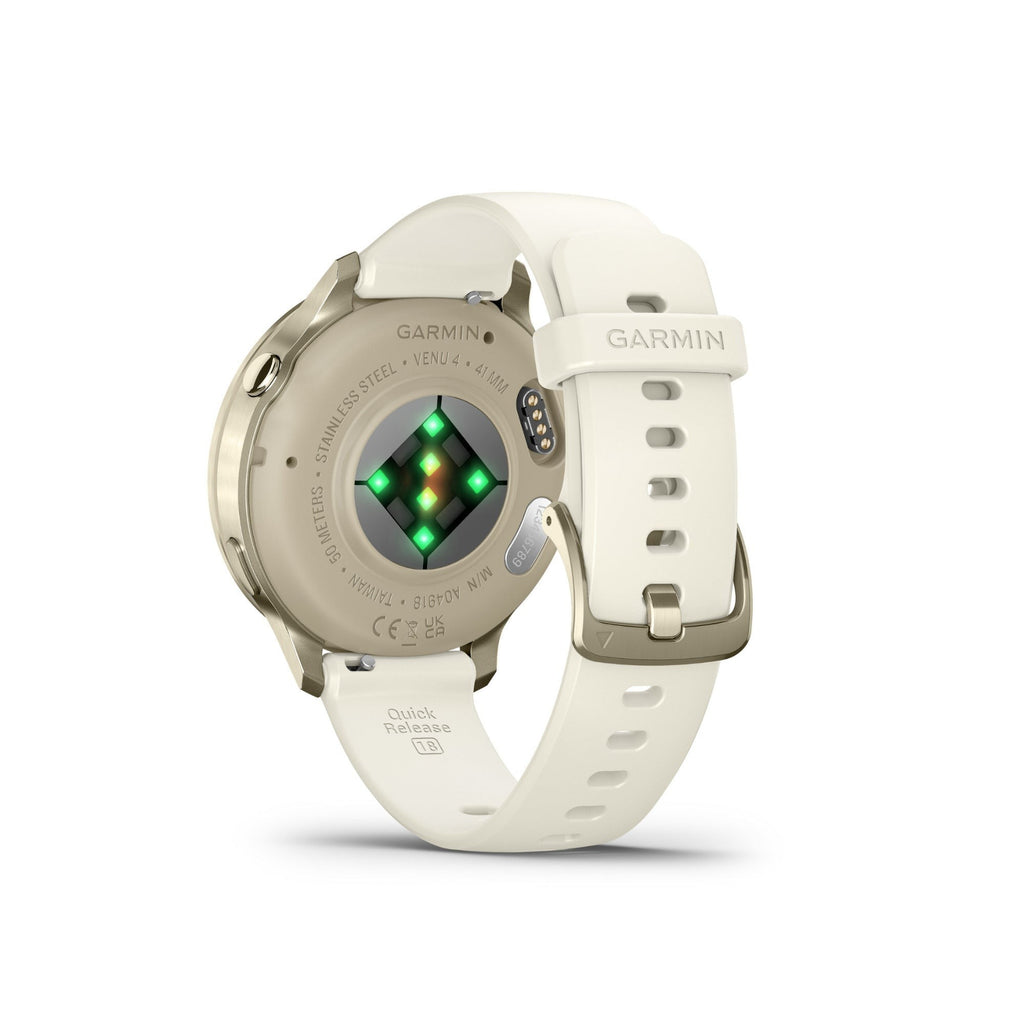 Garmin Venu 4 Smartwatch (Lunar Gold/Bone)