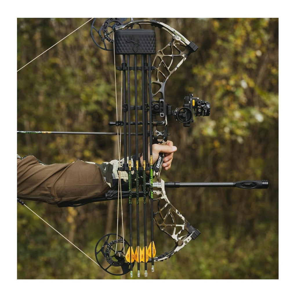 Gold Tip Hunter XT Arrows 340 with 2-Inch Raptor Vane (Pack of 6)