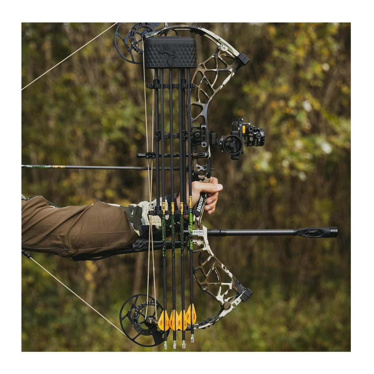 Gold Tip Hunter XT Arrows 340 with 2-Inch Raptor Vane (Pack of 6)