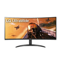 LG 34WP60C-B 34" Curved UltraWide QHD Monitor (Certified Refurbished)