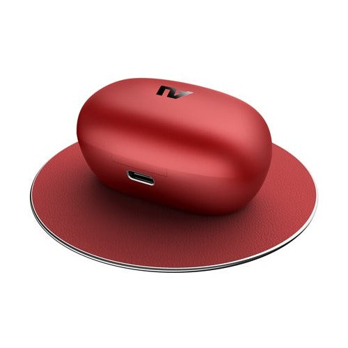 Ausounds True Wireless Hybrid Active Noise Cancelling Earbuds (Red)