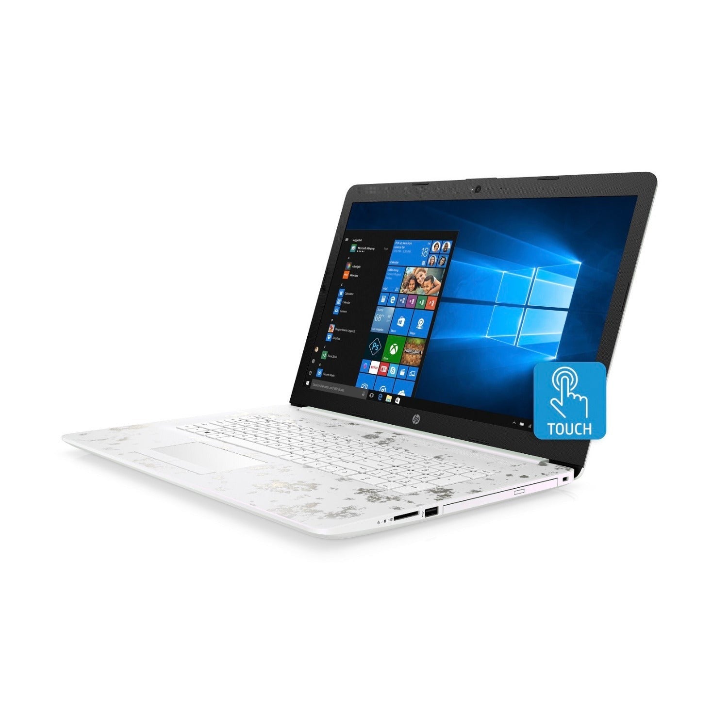 HP 17-by0030ds 17.3" Touchscreen Laptop, Intel Pentium Gold, 8GB RAM, 1TB HDD, Microsoft Office 365 (1-Year) (Certified Refurbished)