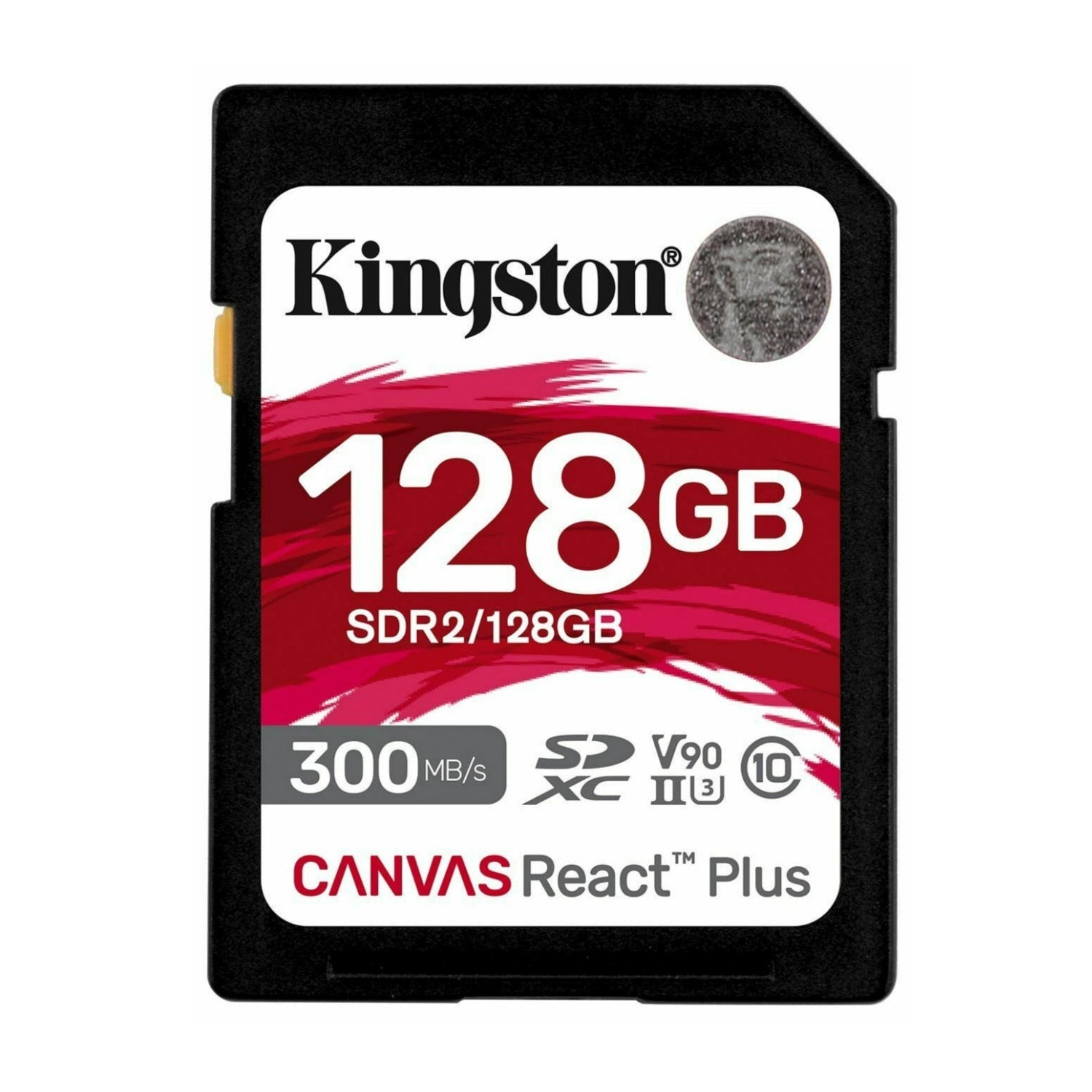 Kingston Canvas React Plus 128GB U3 V90 SDXC UHS-II SD Card 2-Pack Bundle