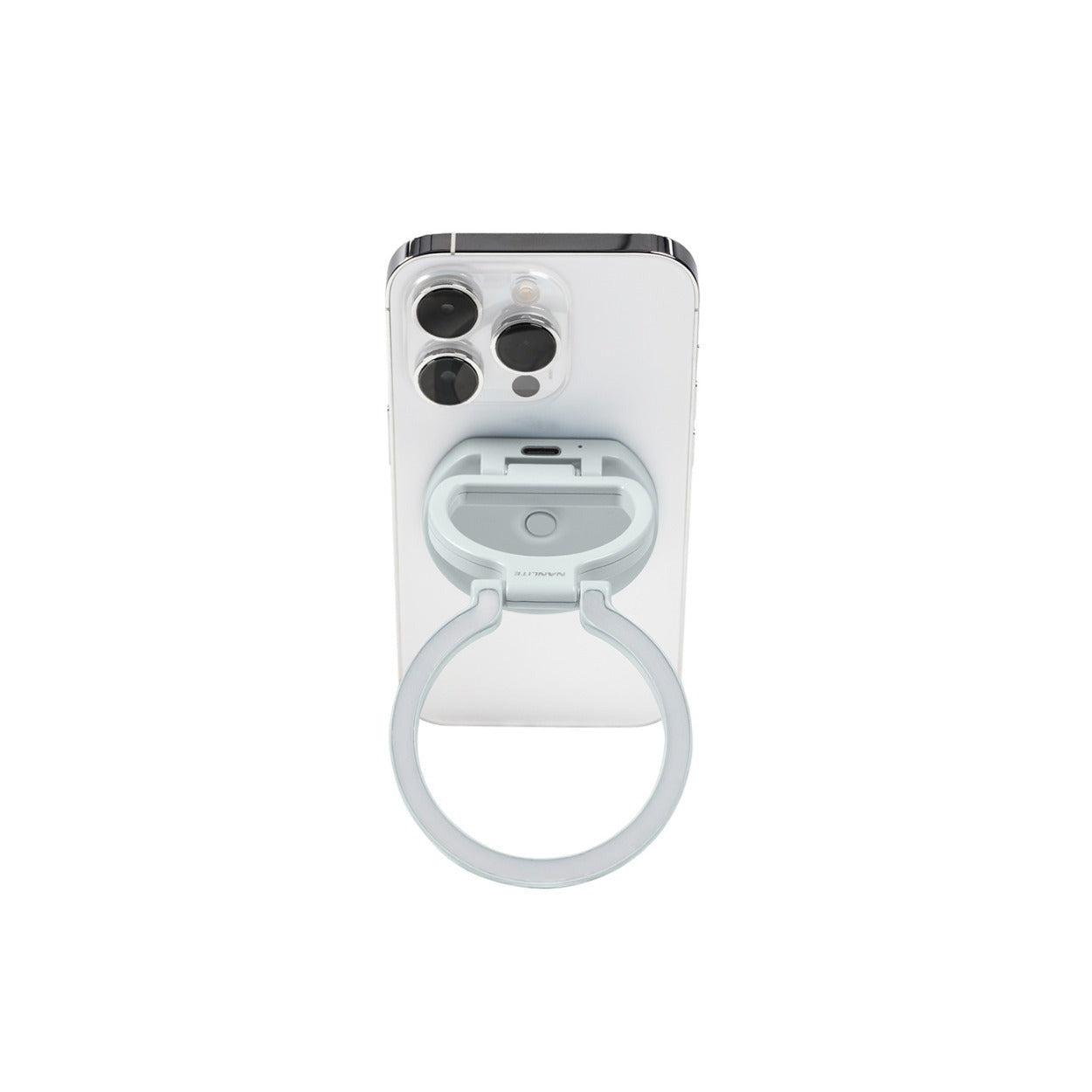 Nanlite Lumo Phone Ring Light (MagSafe Compatible) (Mint Blue)