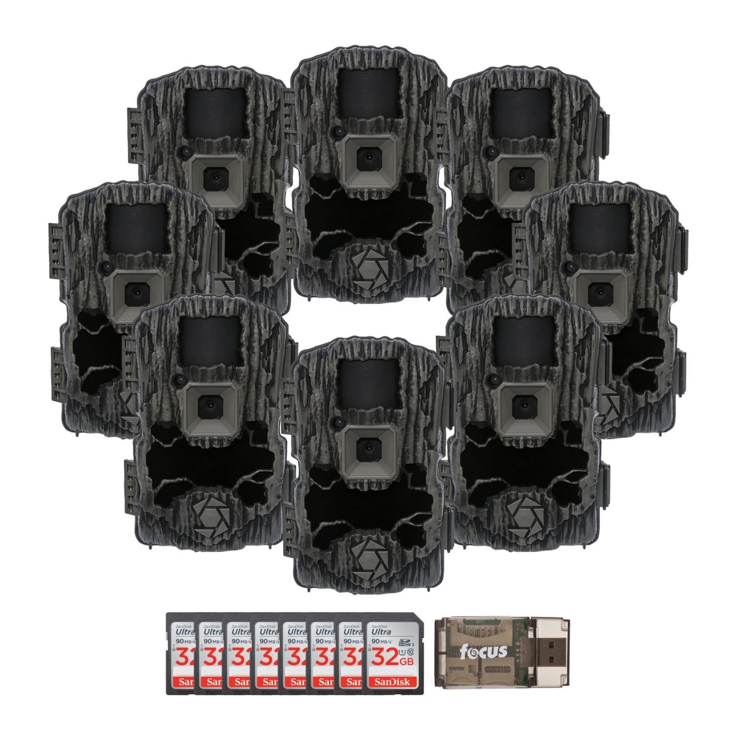 Stealth Cam GMAX32 - 32MP 1080p HD Video Trail Camera (8-pack) Bundle