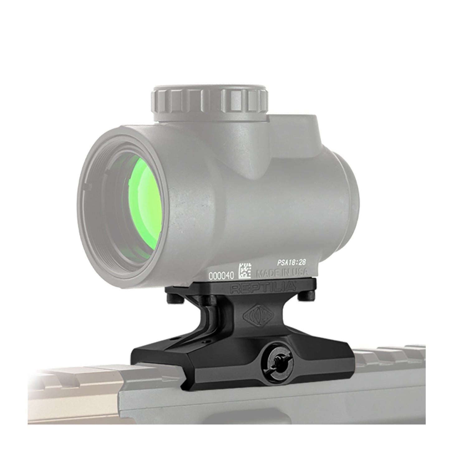 DOT Mount For Trijicon MRO Lower 39mm Height and Lightweight (Black)
