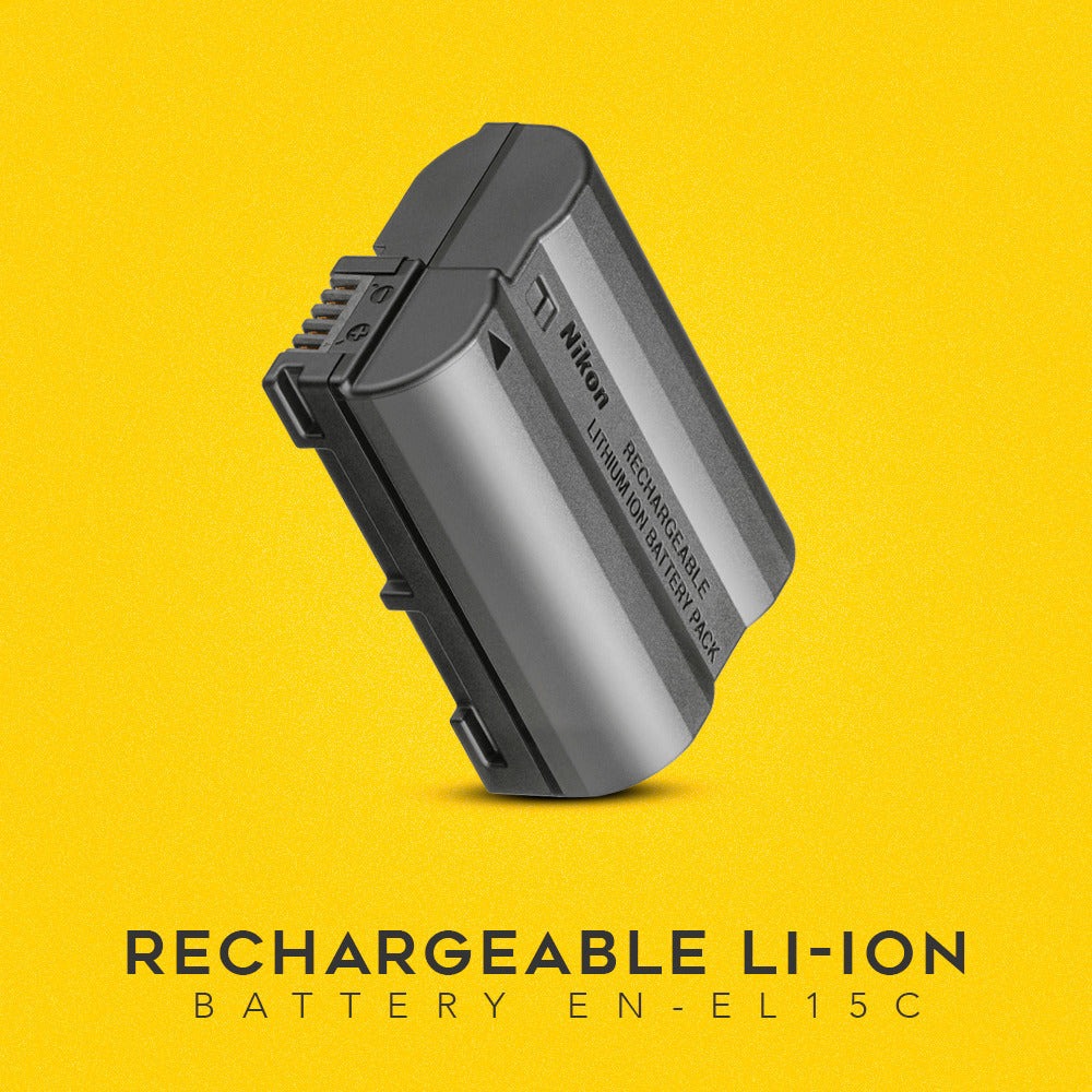 Nikon EN-EL15c Rechargeable Li-ion Battery (2-Pack) with USB-C Charger for EN-EL15 Battery Bundle