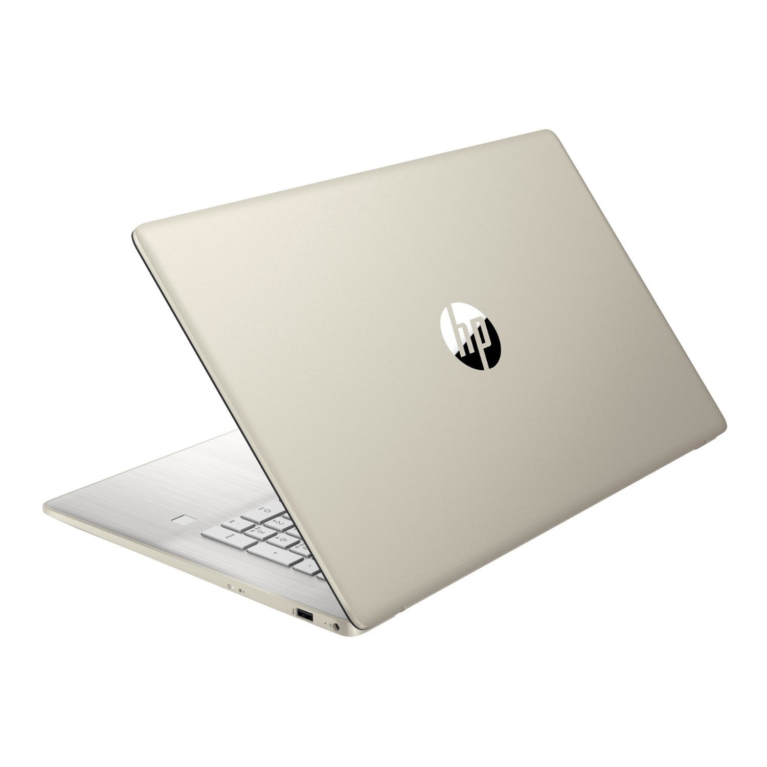 HP 17-CN0034 17.3" HD+ Touchscreen Laptop, Intel Pentium Gold, 8GB RAM, 512GB SSD, Windows 11 (Pale Gold) (Certified Refurbished)