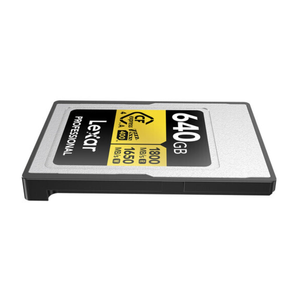 Lexar 640GB Professional GOLD CFexpress 4.0 Type A Memory Card