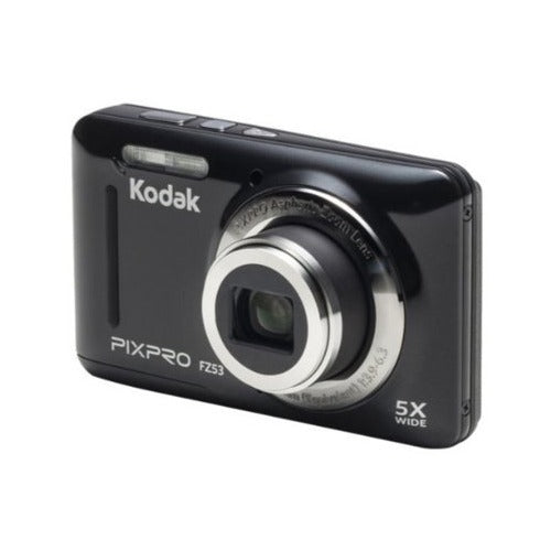 Kodak FZ53 Digital Camera (Black) with 32GB SD Card and Case Bundle