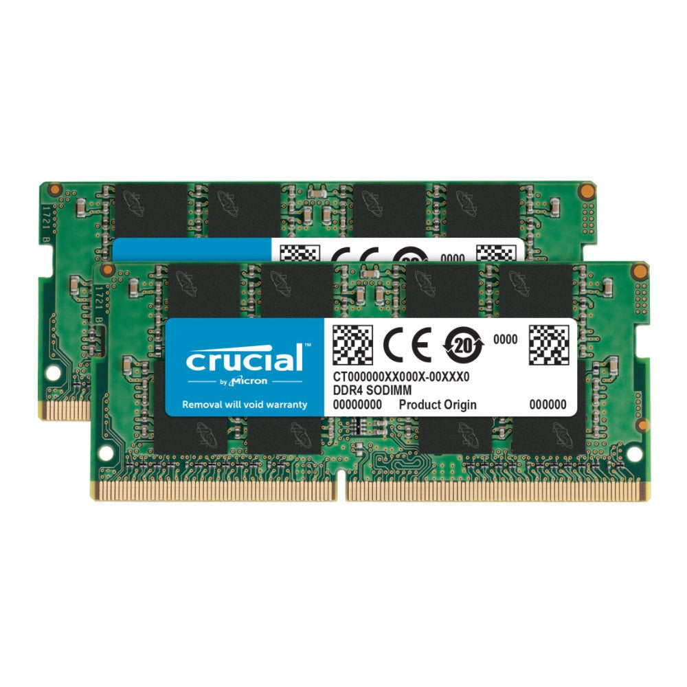 Crucial 16GB Kit (8GB x 2) DDR4-2666 SODIMM Memory Module