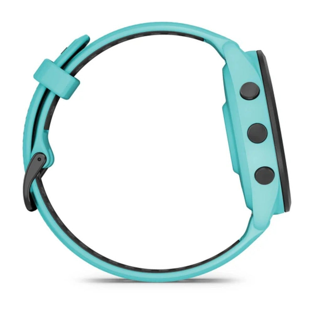 Garmin Forerunner 265 Black Bezel and Aqua Case Smartwatch (Aqua/Black)