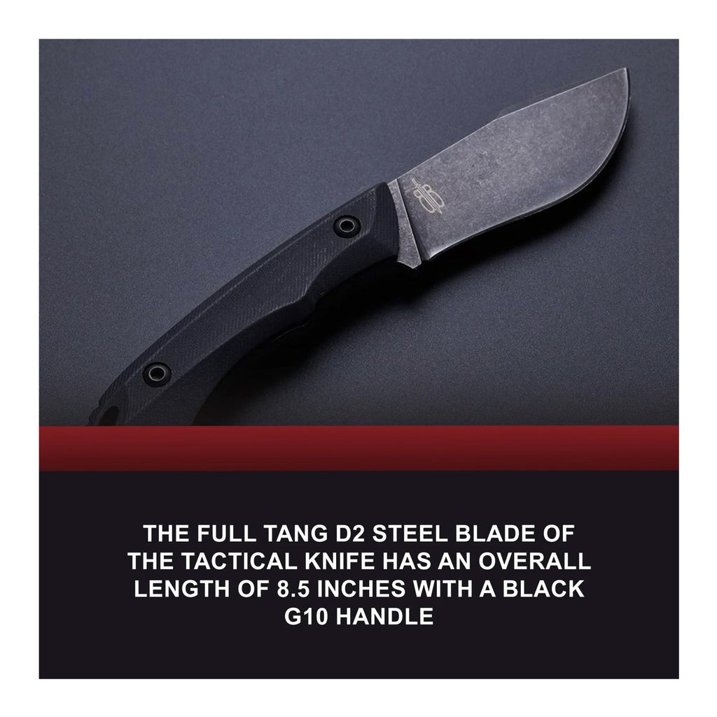 BNB Knives Piranha Precision Knife (Army Black)