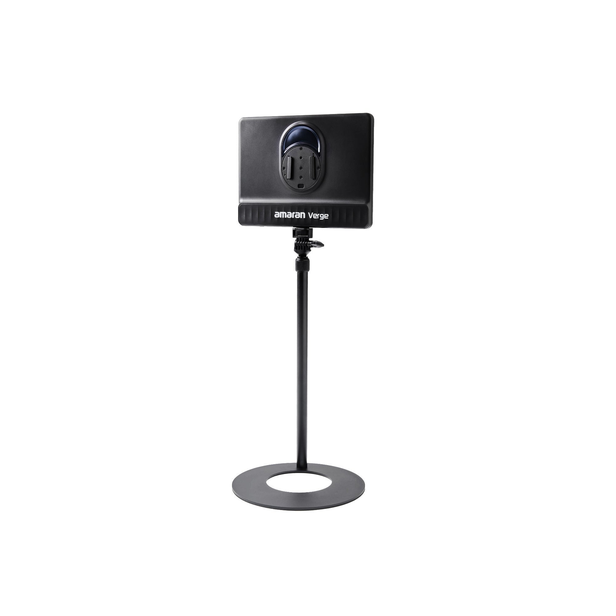 Amaran Verge Edge-Lit LED Panel Light (Charcoal, US) with Base Stand Bundle