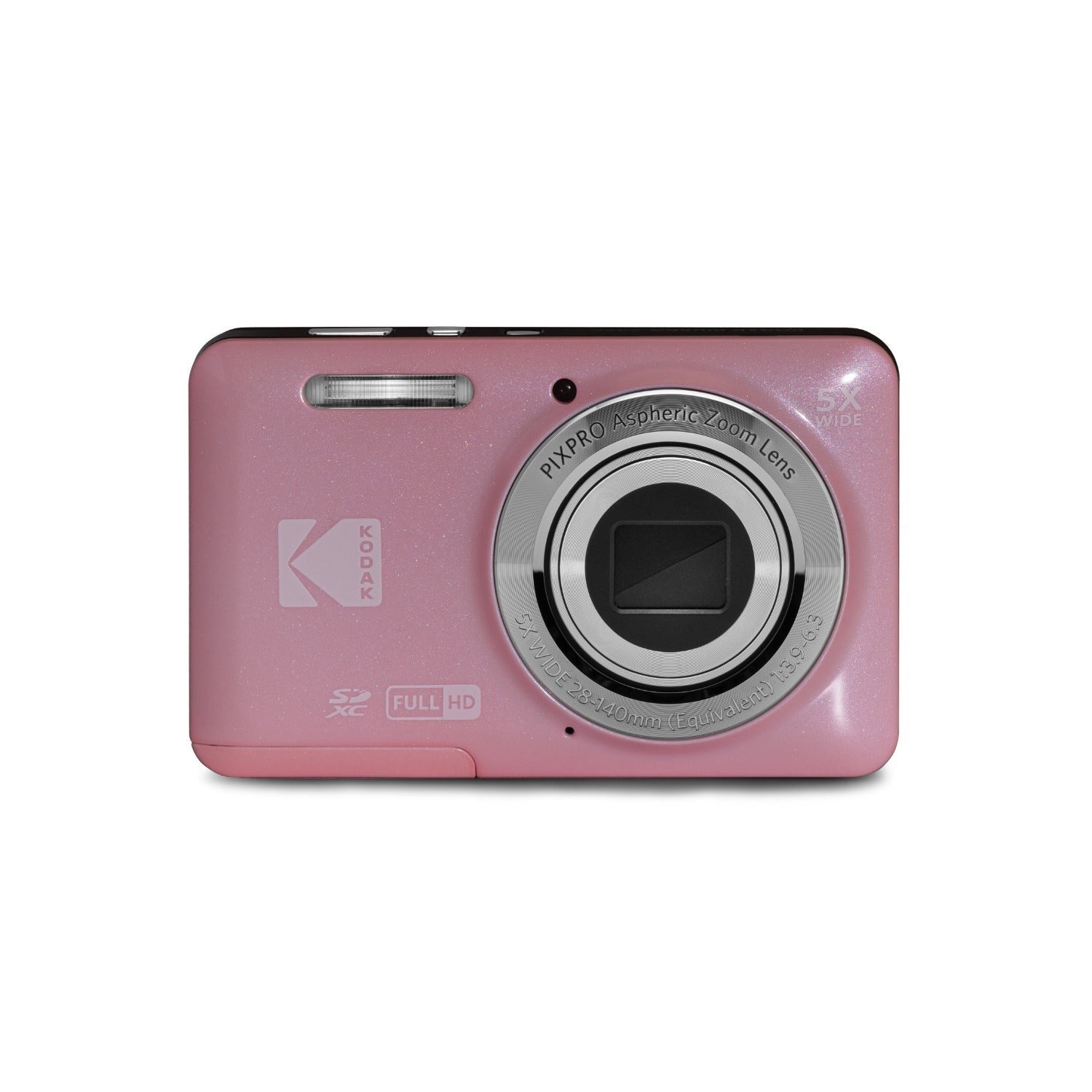 Kodak PixPro Friendly Zoom FZ55 16MP 1080p Full HD Digital Camera (Pastel Pink)