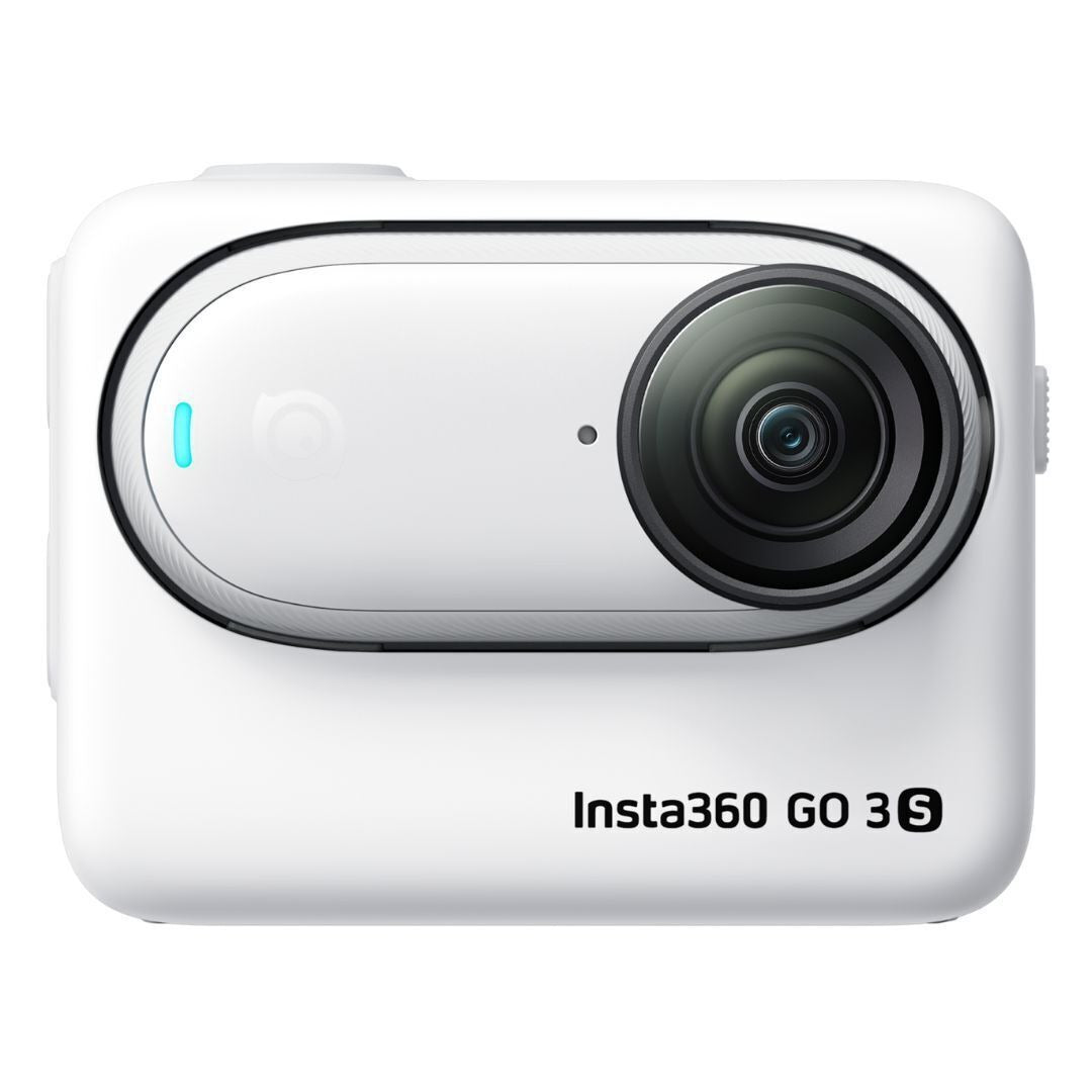 Insta360 GO 3S Action Camera with Compact Design and 4K Video Resolution (128GB, Arctic White)