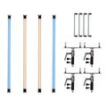 Nanlite PavoTube II 30C 4' LED Tube 4 Light Kit Bundle