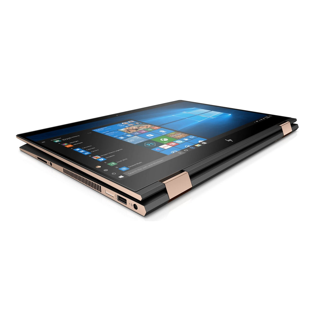 HP Spectre x360 15.6" 4K UHD Touch Laptop, Intel Core i7-8550U, 16GB RAM, 512GB SSD, GeForce MX150 (Dark Ash Silver) (Certified Refurbished)