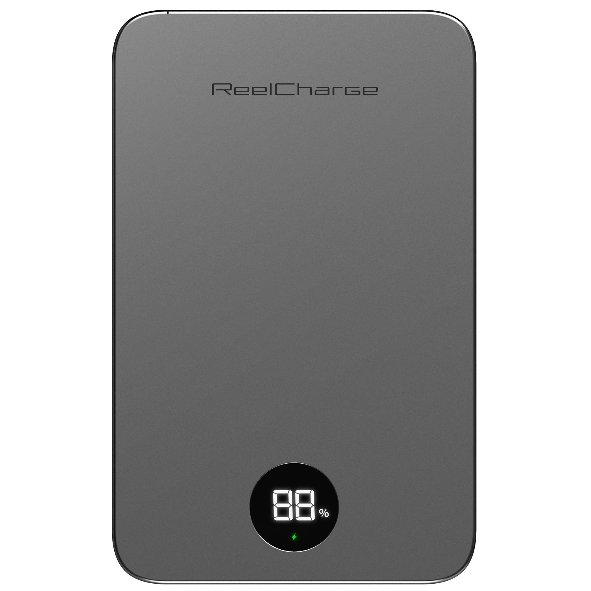 ReelCharge ReelSafe 5,000 mAh Qi2 Power Bank (Gray)
