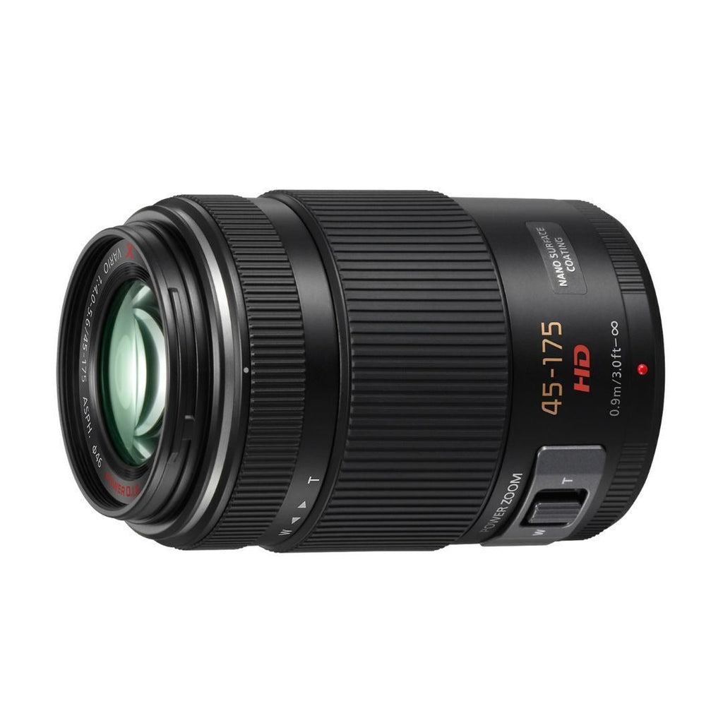 Panasonic LUMIX G X VARIO PZ 45-175mm f/4-5.6 ASPH Power O.I.S. Lens, Black (Certified Refurbished)