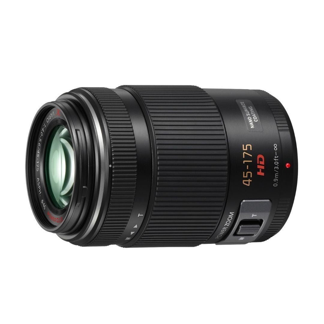 Panasonic LUMIX G X VARIO PZ 45-175mm f/4-5.6 ASPH Power O.I.S. Lens, Black (Certified Refurbished)