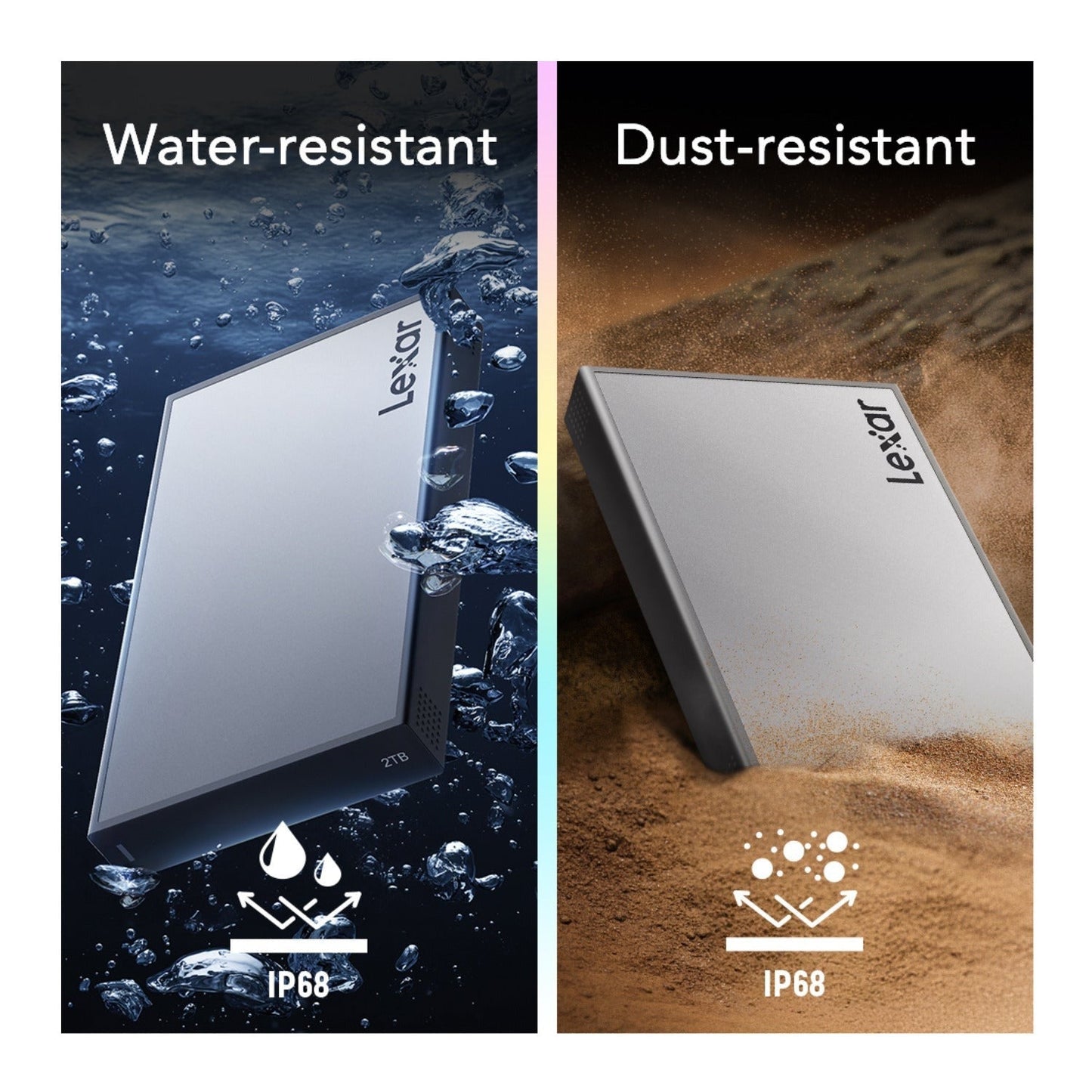Lexar Professional Workflow Portable 4TB SSD - Aluminum Build, 68-Rated Up to 2000MB/s Read/Write