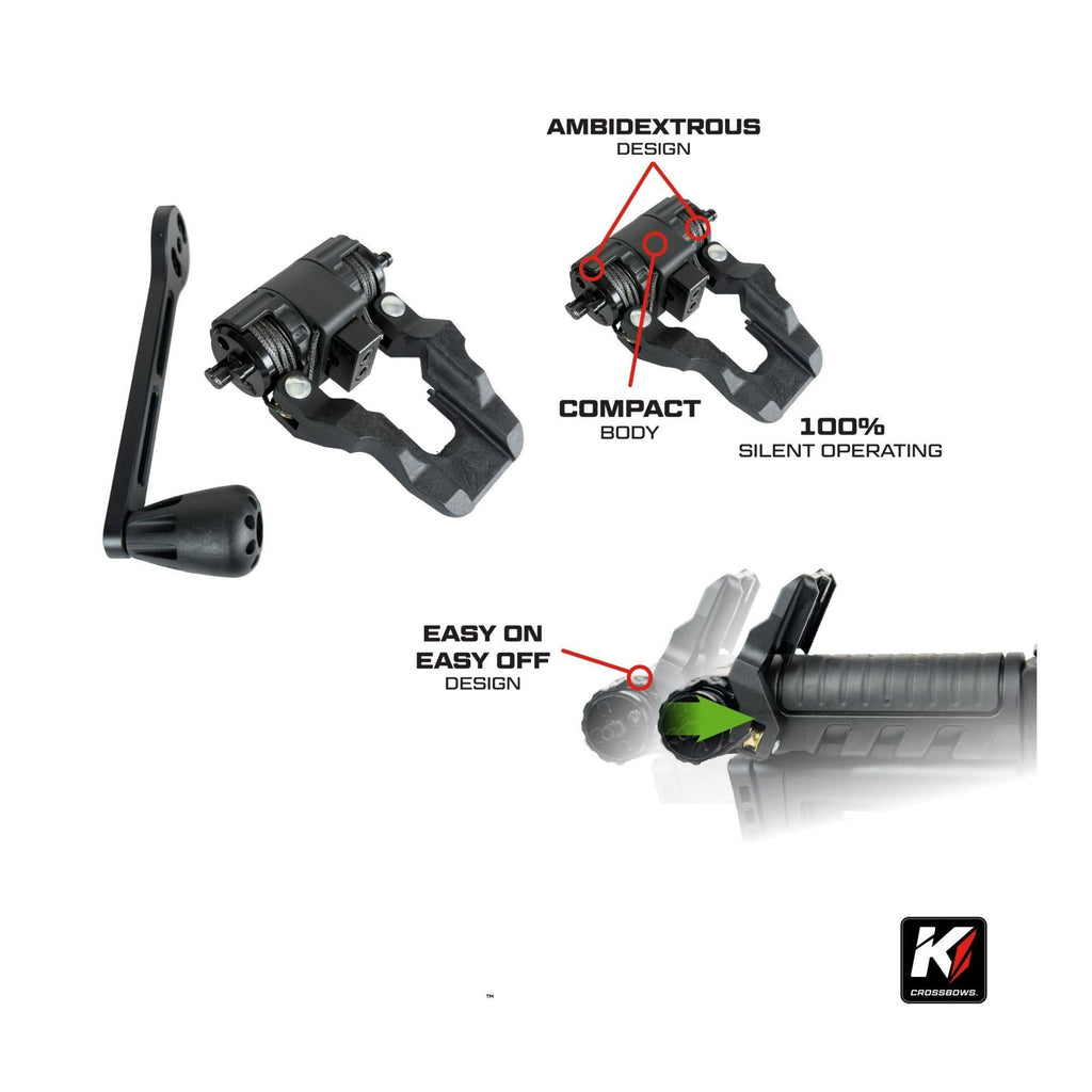 Killer Instinct Tempr-X 405 Crossbow Kit with Crank, Bolts and Broadheads Bundle