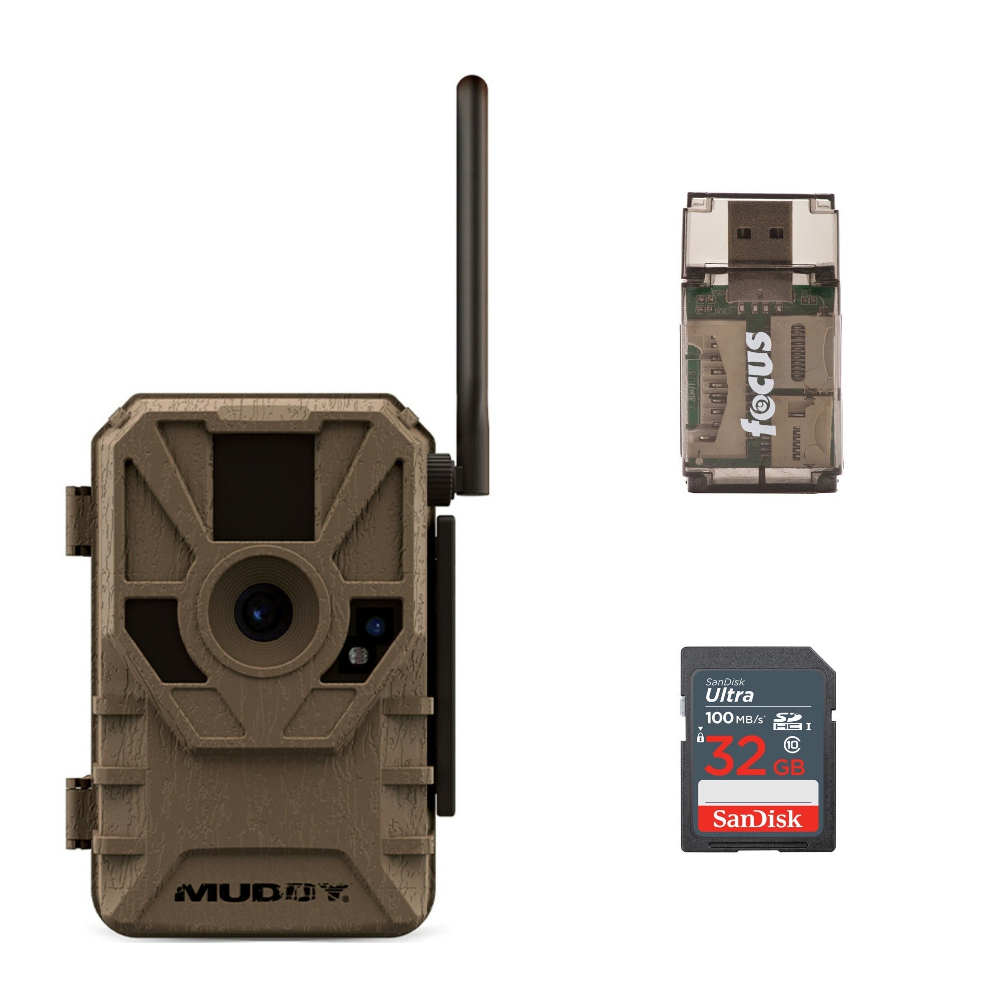 Muddy Manifest Cellular Camera (AT&T) with 32 GB SD Card and Card Reader