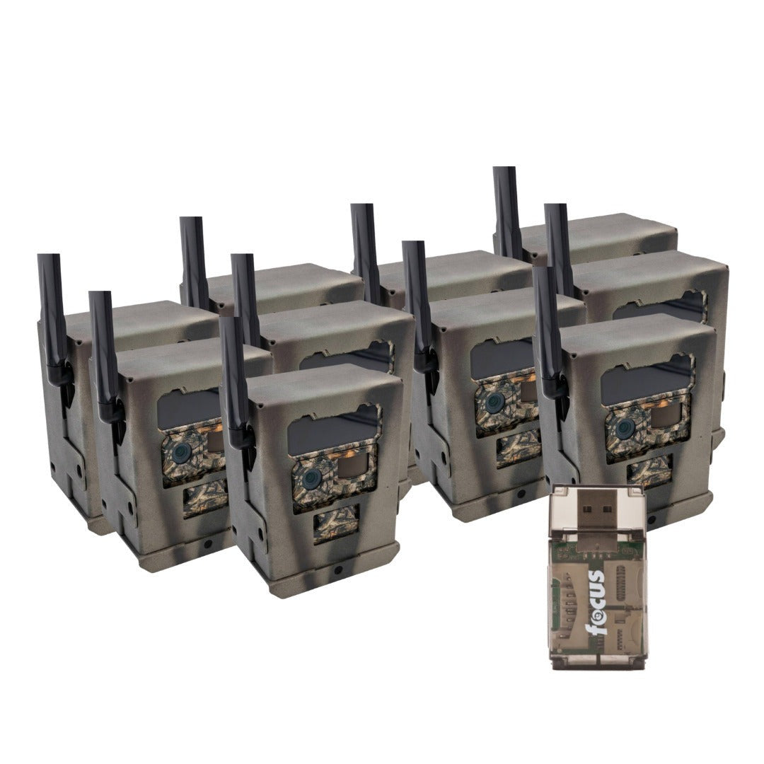 Yellowstone Metal Box for Y2 Cellular Trail Camera (10 Pack) with Card Reader