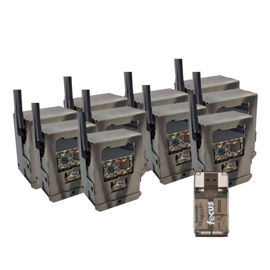Yellowstone Metal Box for Y2 Cellular Trail Camera (10 Pack) with Card Reader
