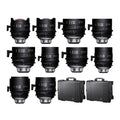 Sigma FF Classic Prime Line 10-Lens Kit (Feet Markings) with Two Hard Cases