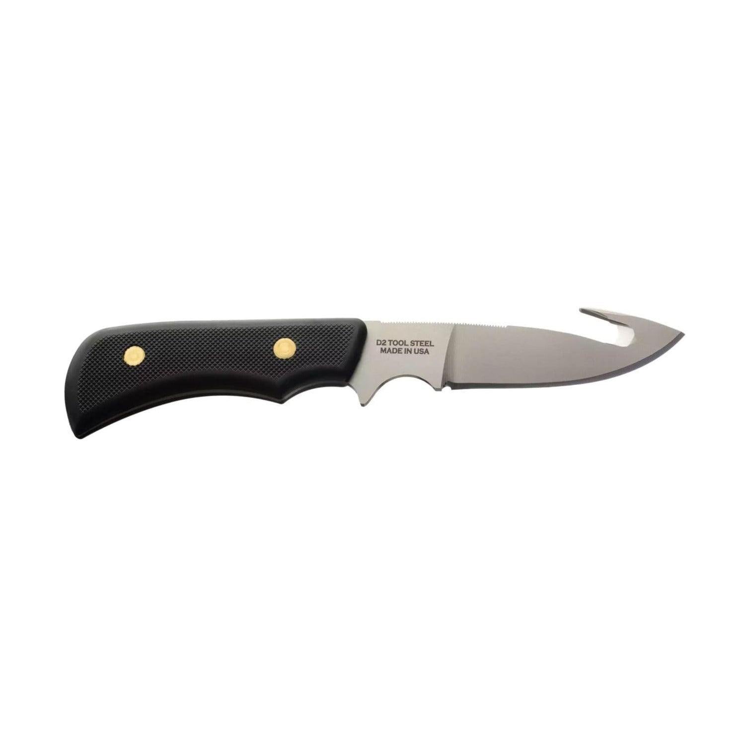 Knives of Alaska 3.25in SureGrip Trekker Series Whitetail Hunter Knife (Black)