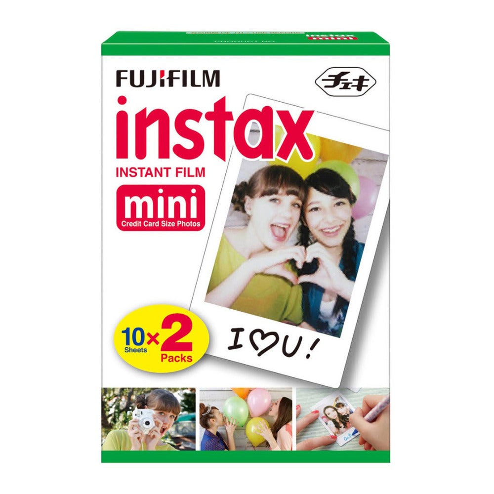 Fujifilm Instax Mini 9 Instant Camera with Instax Mini Film Twin Pack Bundle