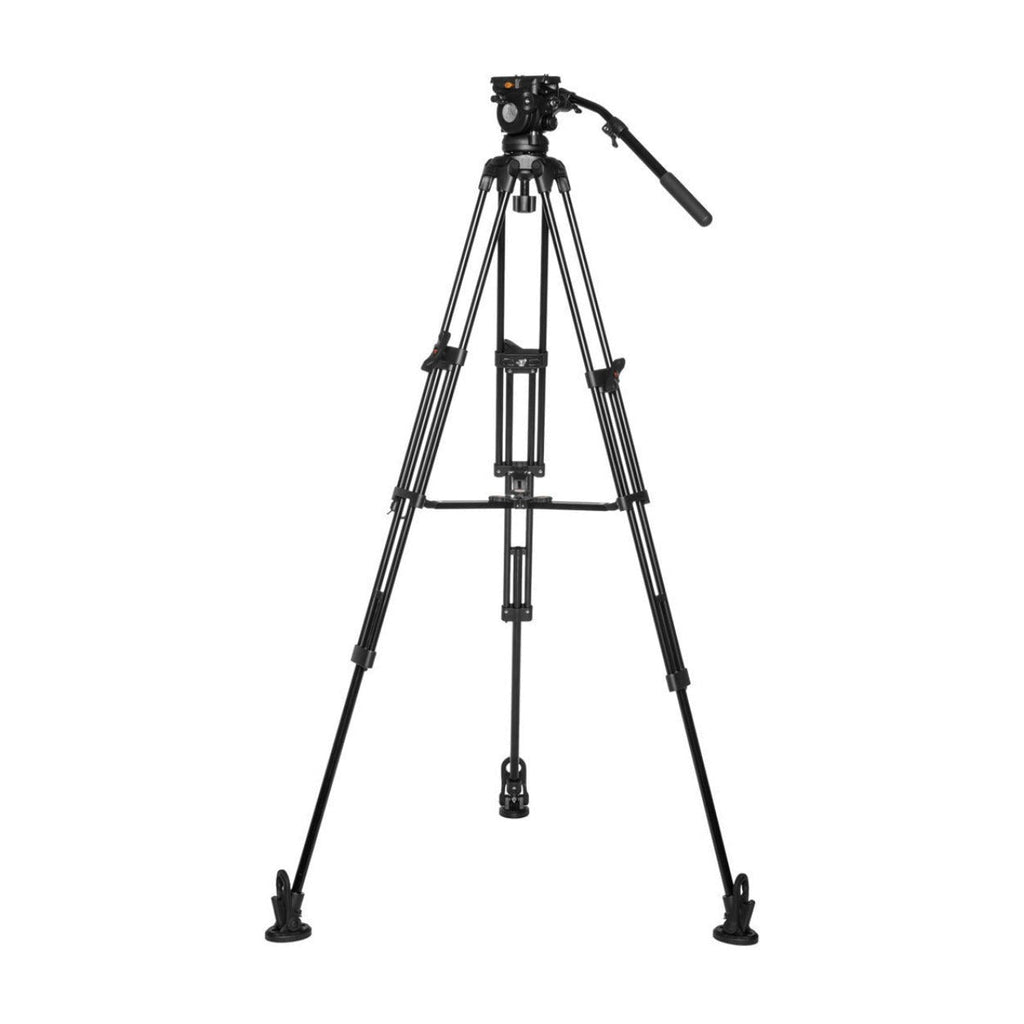 E-Image EG05A2 Two-Stage Aluminum Video Tripod Kit with GH05 75mm Fluid Head
