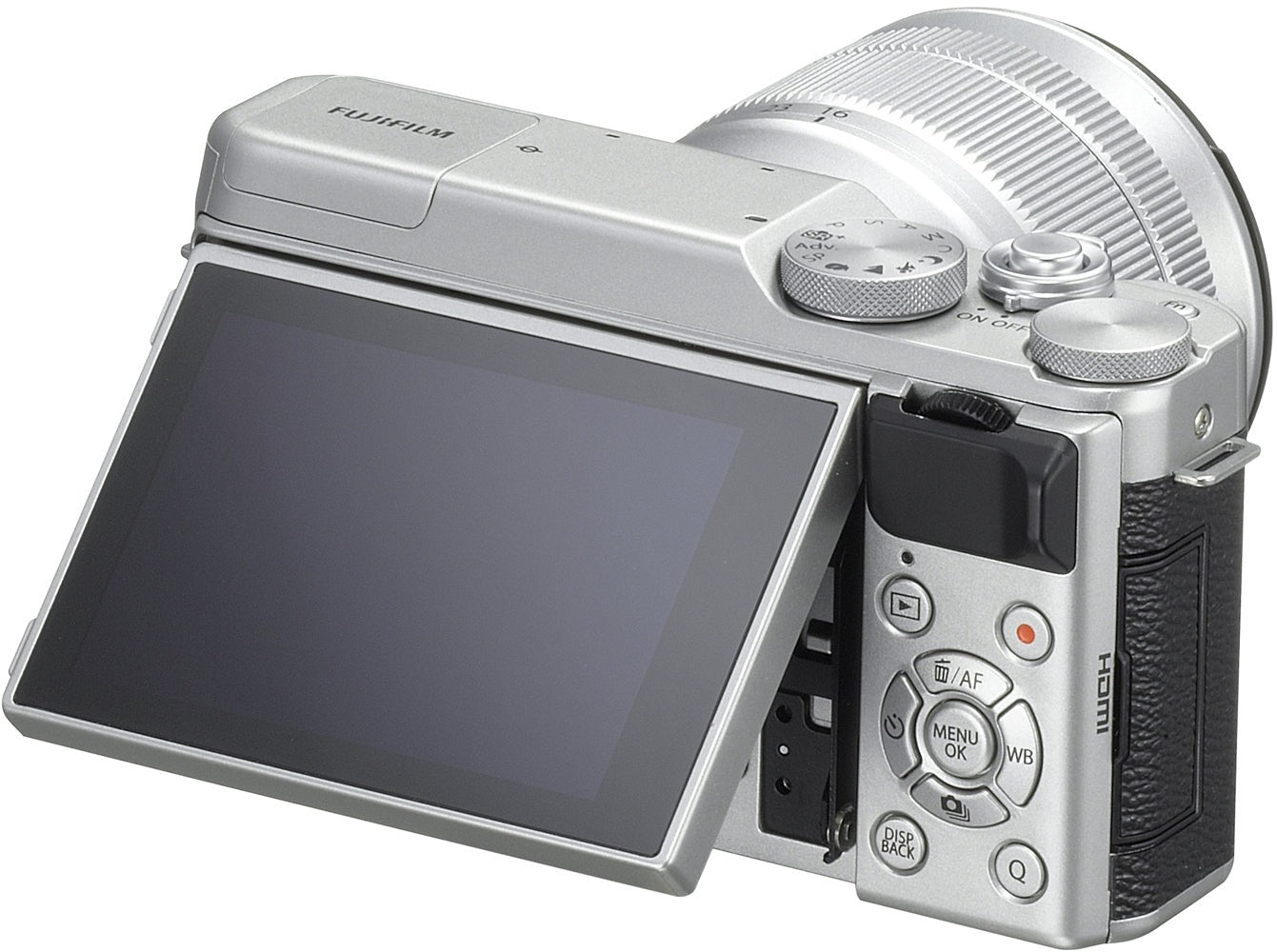 Fujifilm X-A10 Mirrorless Camera w/ XC16-50mm F3.5-5.6 OIS II Lens Kit (Silver)