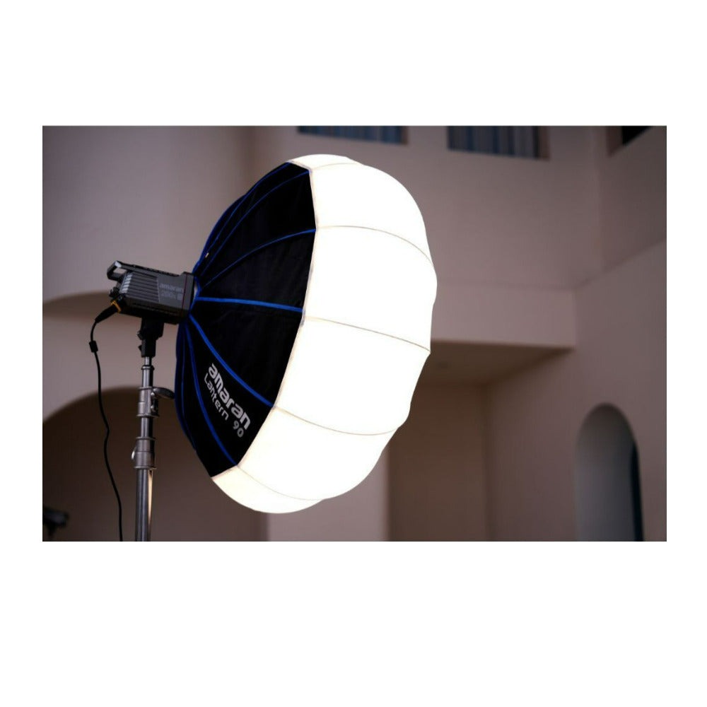 Amaran Ray 360c Full-Color COB Video Light (US) with 3' Soft Light Modifier
