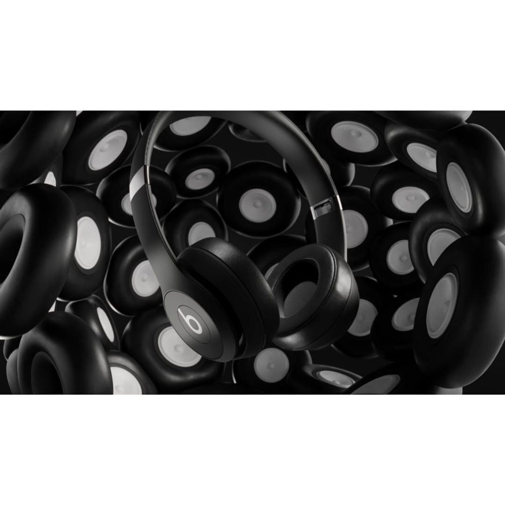 Beats Solo 4 Bluetooth Wireless On-Ear Headphones with Built-In DAC, Matte Black (Refurbished)