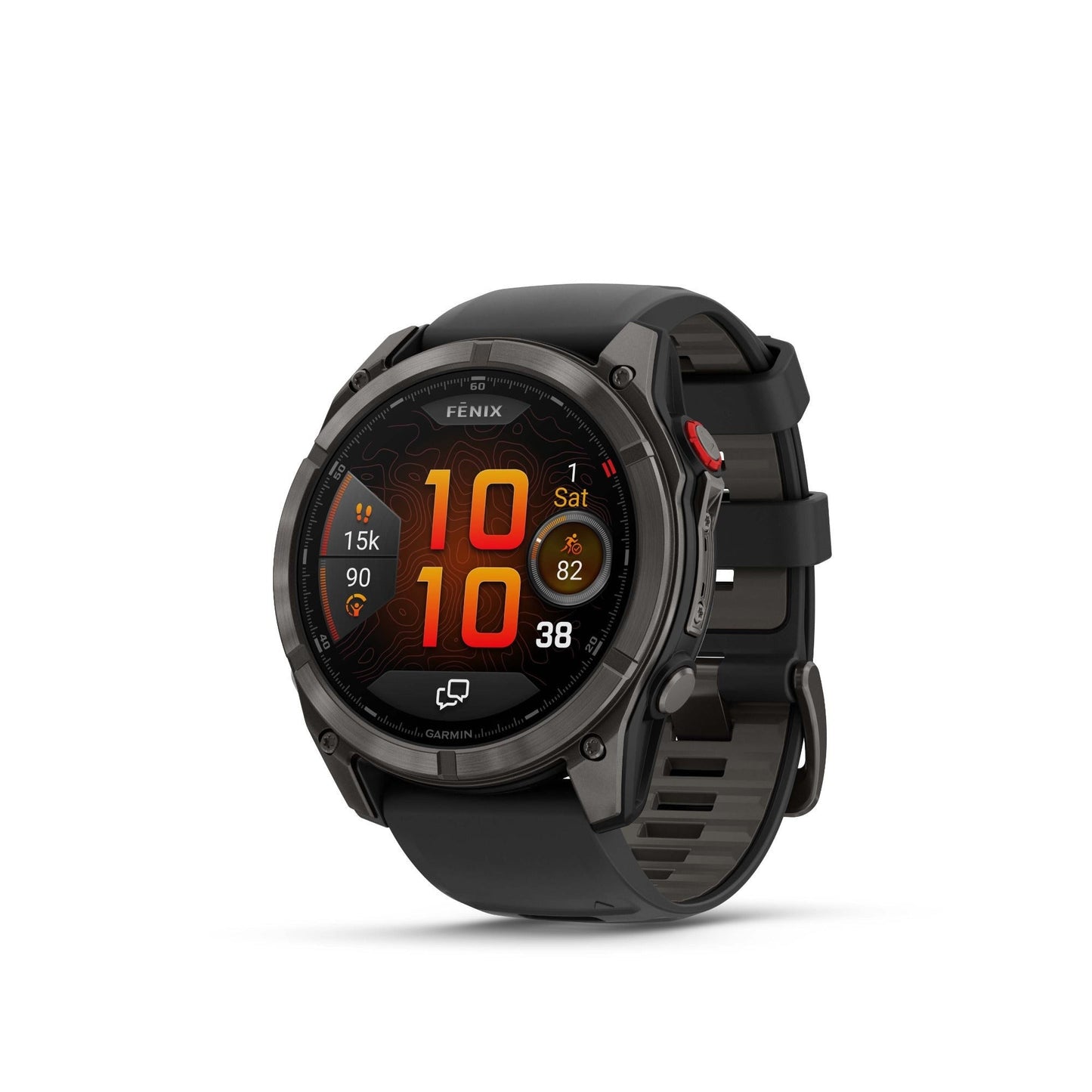 Garmin fenix 8 Pro Sapphire 51mm AMOLED (DLC Titanium/) GPS Smartwatch Bundle