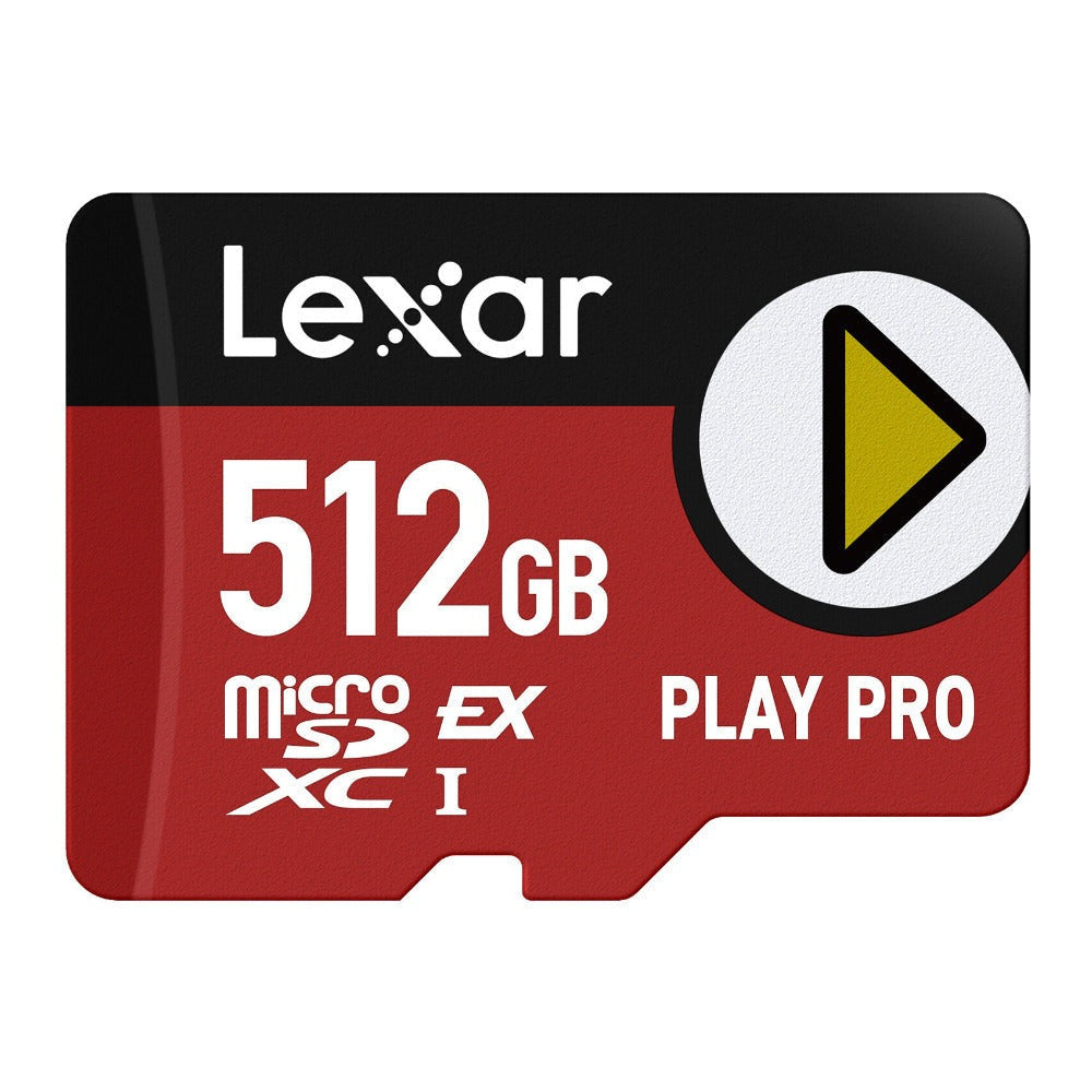 Lexar 512GB PLAY PRO microSDXC Express Memory Card with Card Reader Bundle