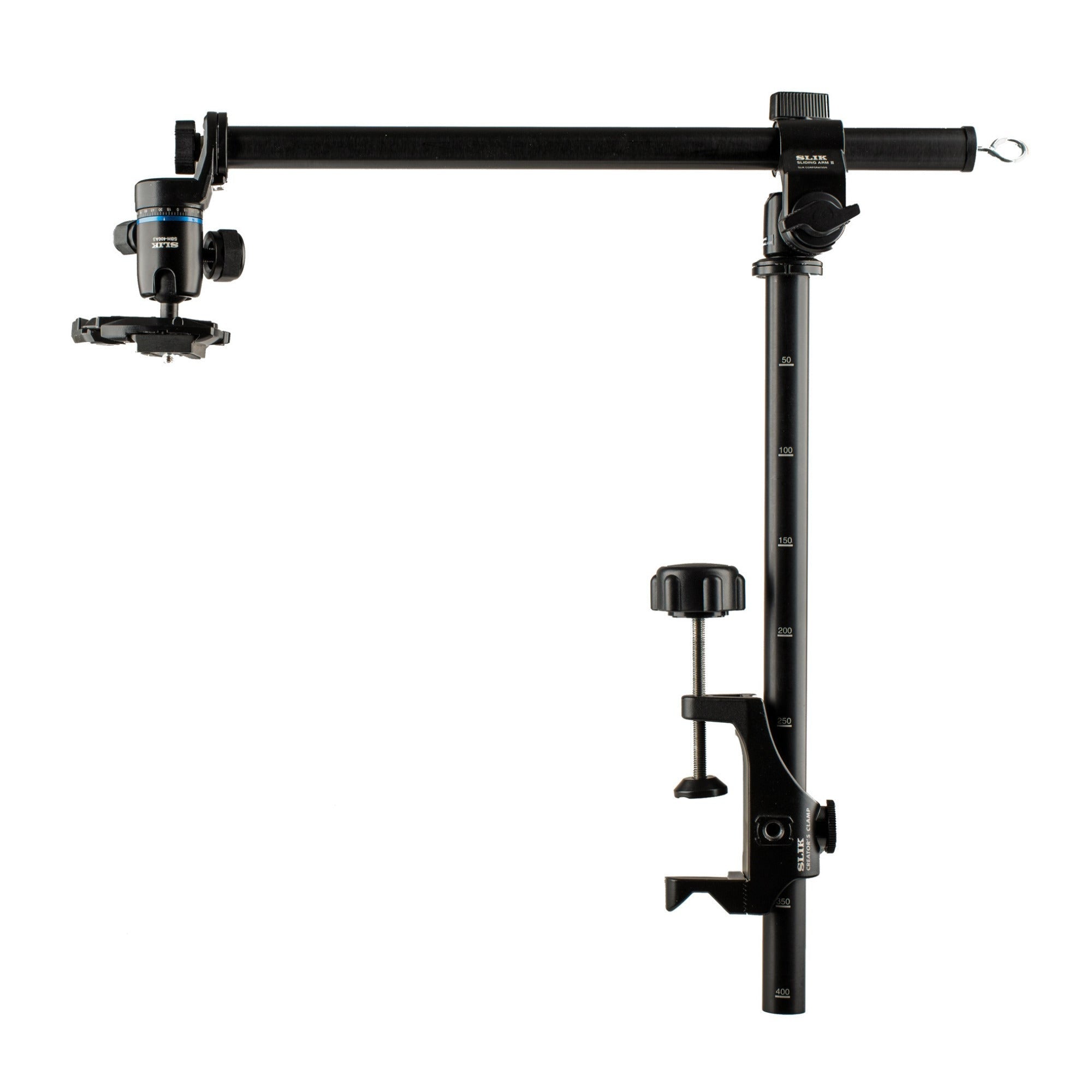 Slik Creator's Studio Kit with Creators Clamp, Sliding Arm II, SBH-400AS Head