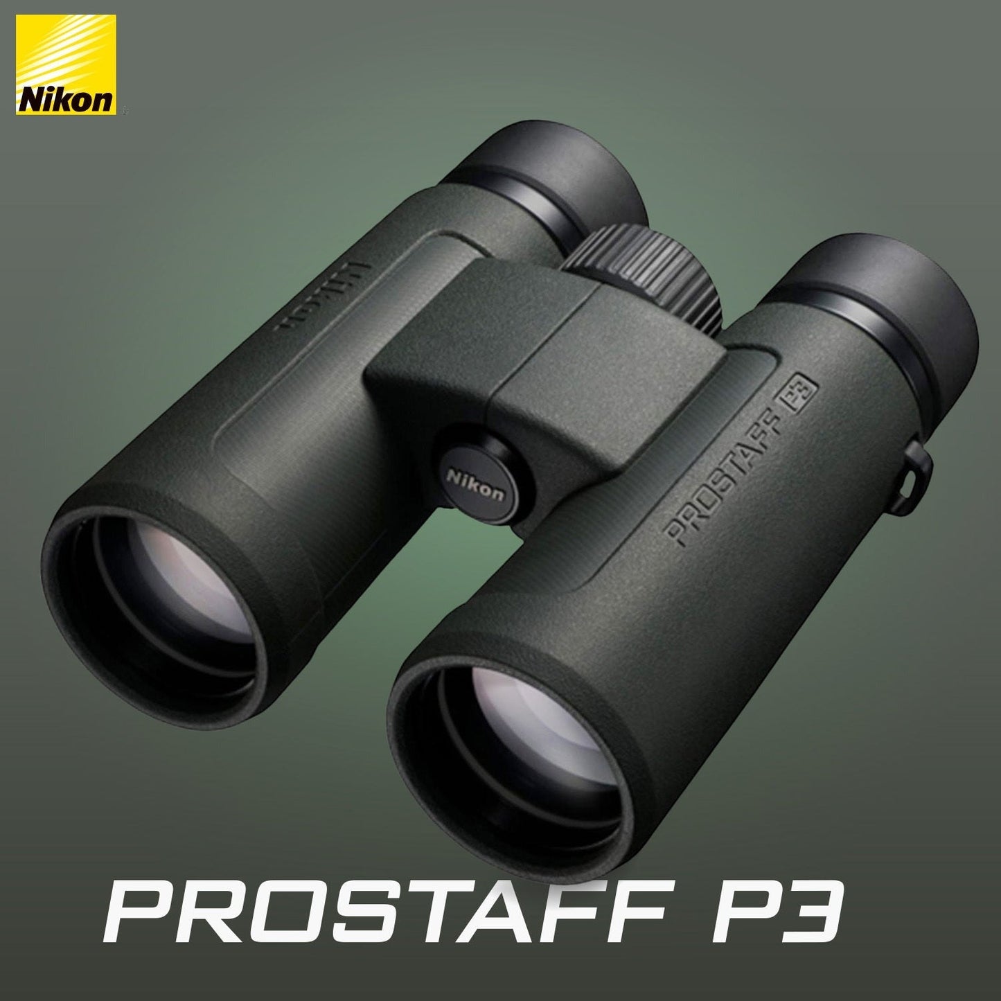 Nikon Prostaff P3 8X42 Binoculars and DSLR and Mirrorless Camera Shoulder Bag (Black) Bundle