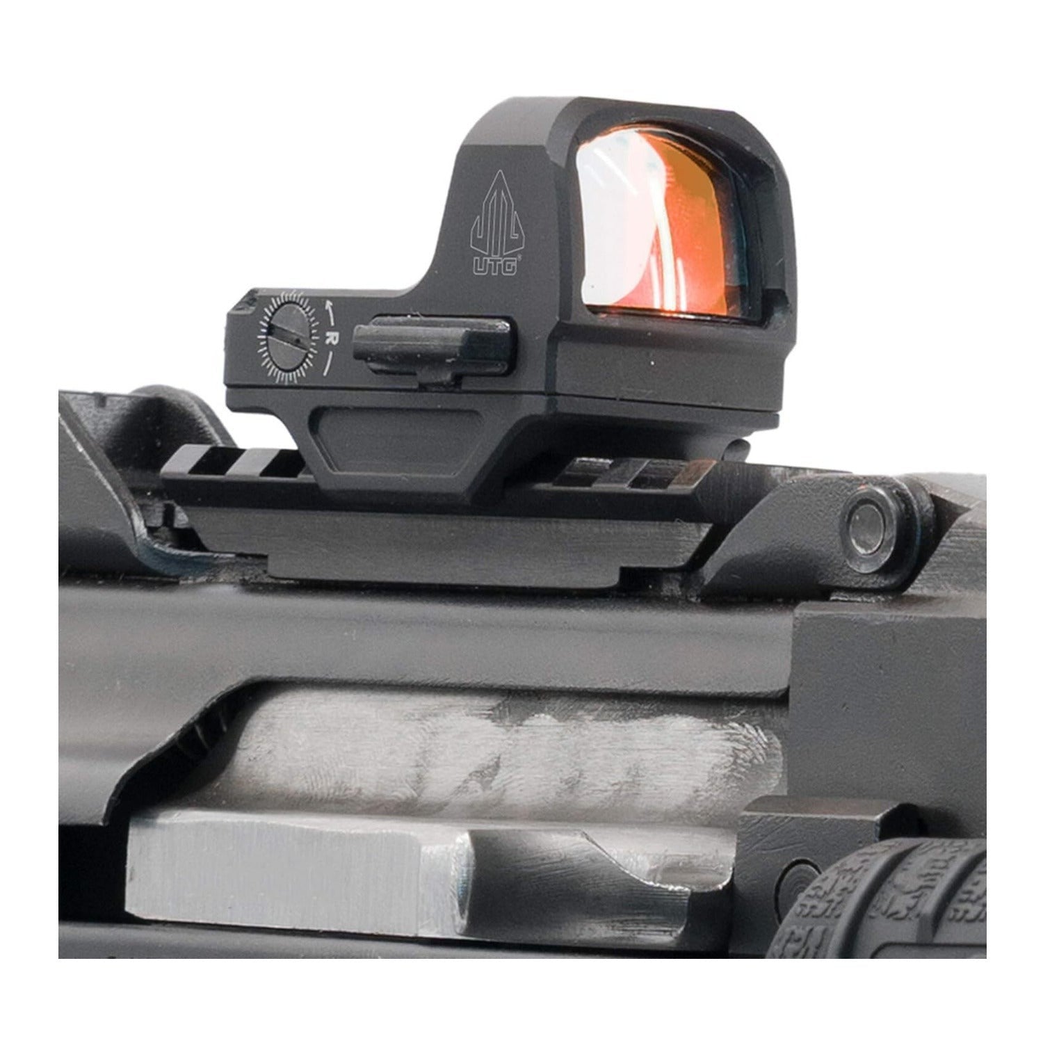 UTG OP3 Micro SLS Red 4.0 MOA Matte Black Dot Sight with Waterproof Construction